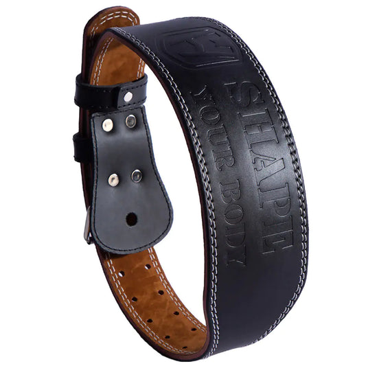 Unisex Cowhide Weightlifting Belt, Adjustable